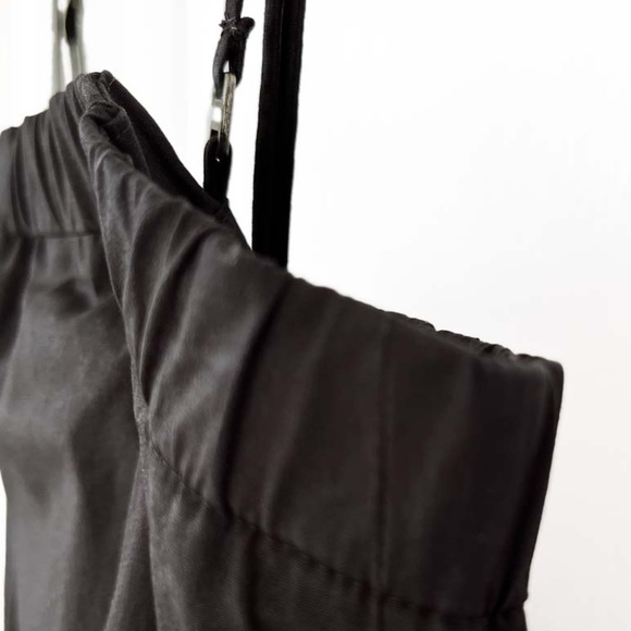 Theory Black Spaghetti Strap Midi Dress - Picture 6 of 16